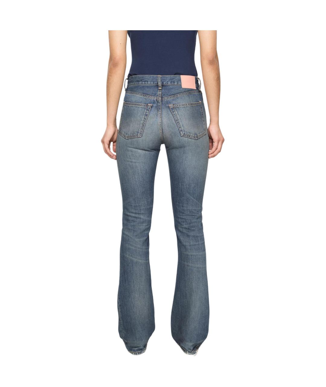 ACNE STUDIOS Синие прямые джинсы, фото 4
