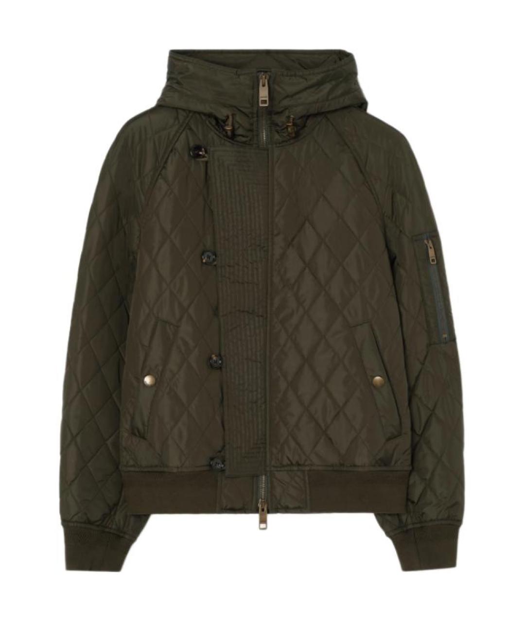 BURBERRY Зеленая куртка, фото 1