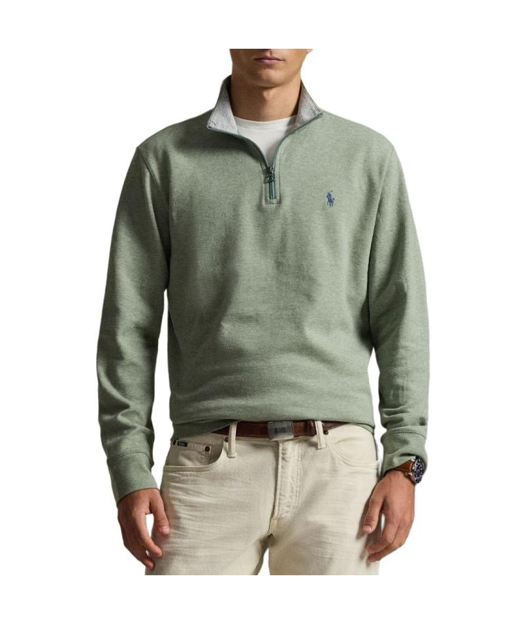 POLO RALPH LAUREN Зеленый джемпер / свитер, фото 2