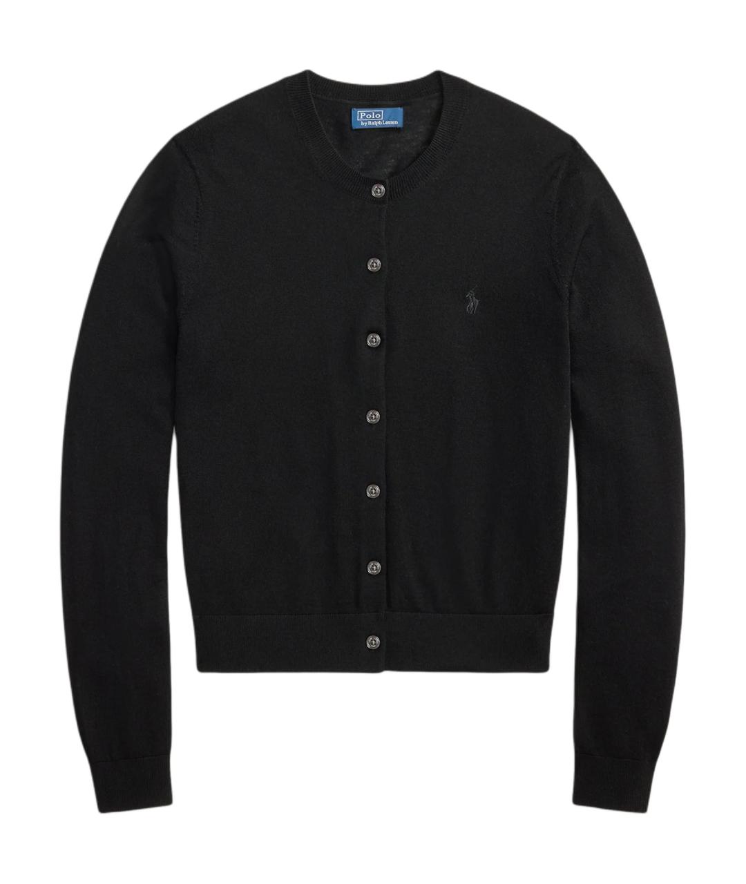 POLO RALPH LAUREN Черный кардиган, фото 1
