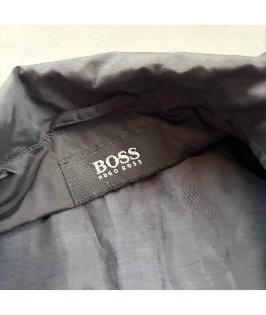 HUGO BOSS Черная нейлоновая куртка, фото 4