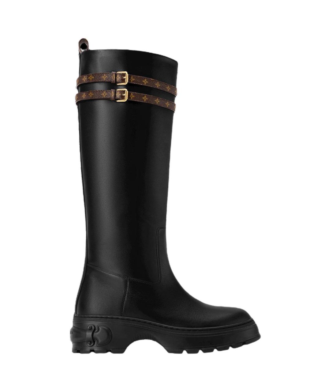 LOUIS VUITTON Черные сапоги, фото 1