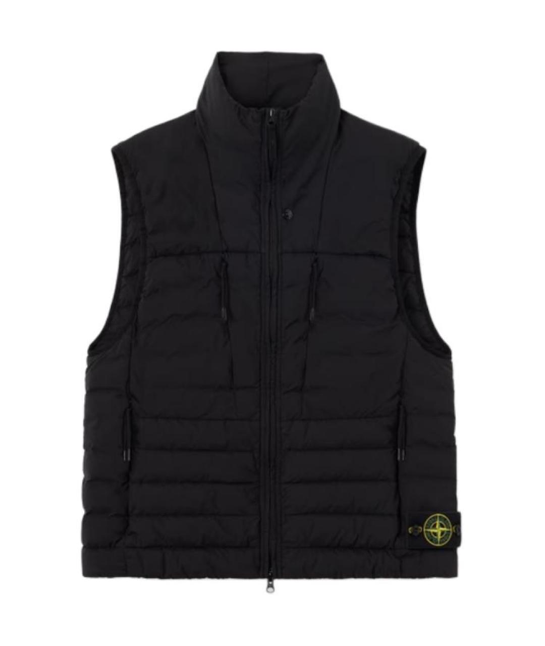 STONE ISLAND Черный жилет, фото 1