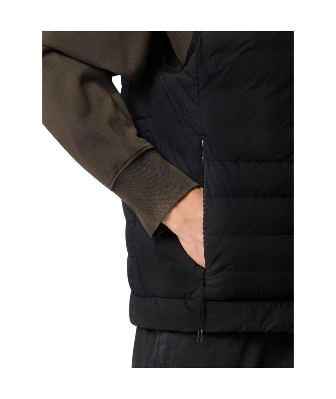 STONE ISLAND Черный жилет, фото 3