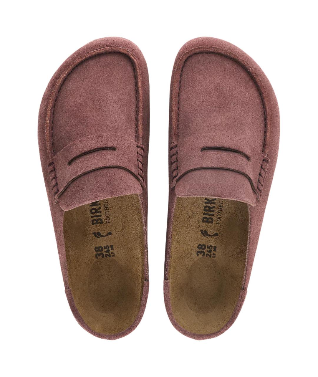 BIRKENSTOCK Фуксия замшевые мюли, фото 3