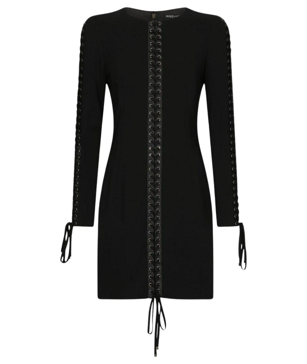 DOLCE&GABBANA Черное повседневное платье, фото 1
