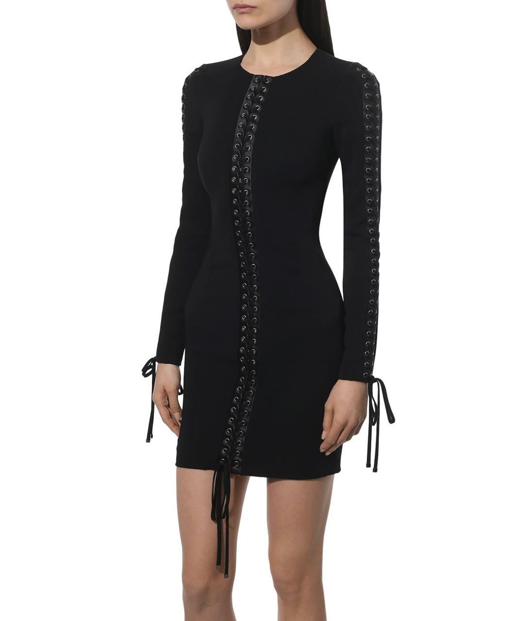 DOLCE&GABBANA Черное повседневное платье, фото 3