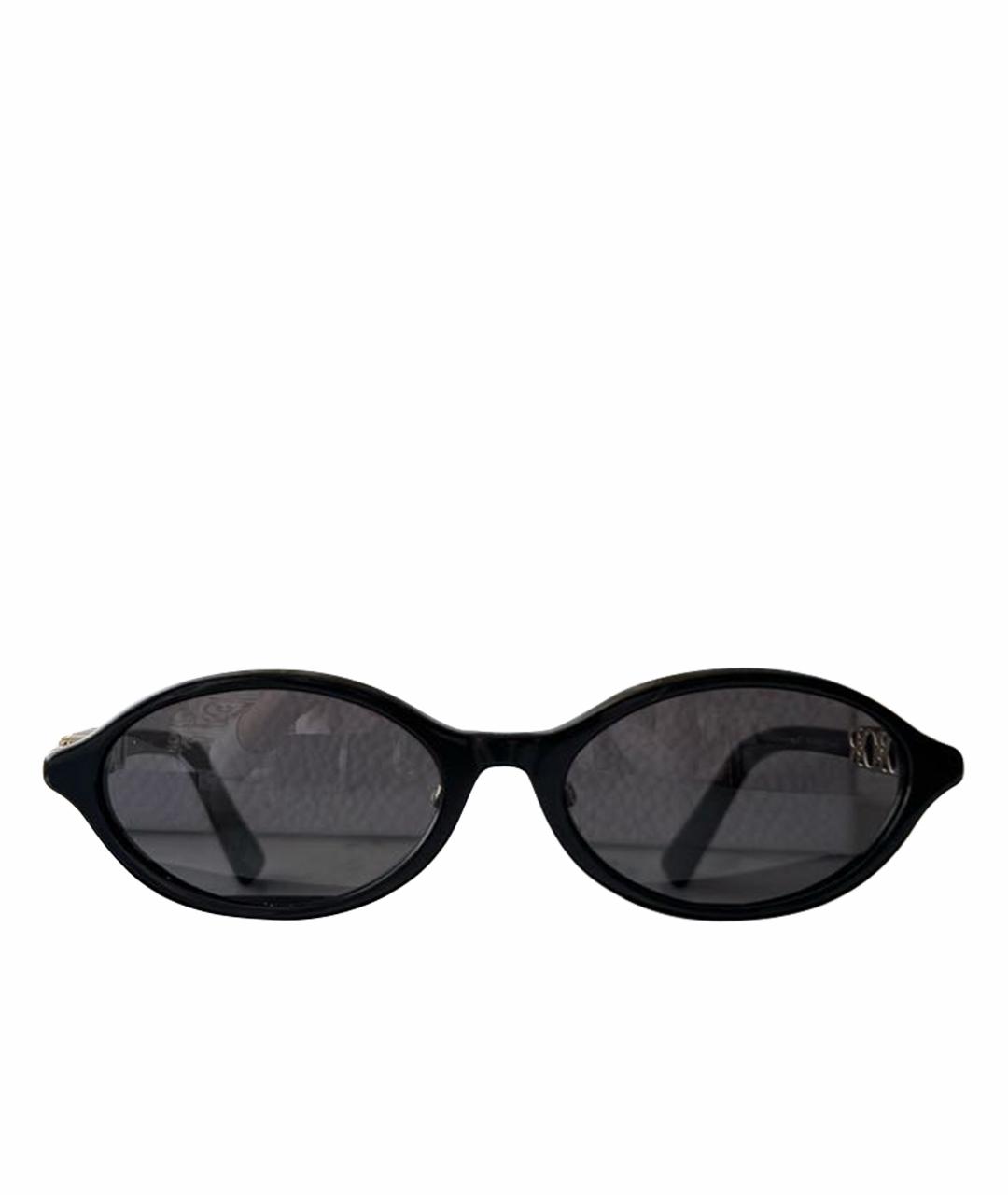 CHRISTIAN DIOR Черные пластиковые солнцезащитные очки, фото 1