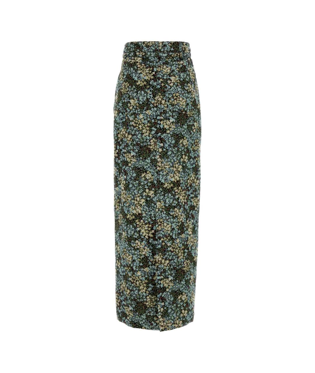 DRIES VAN NOTEN Мульти шерстяная юбка миди, фото 2