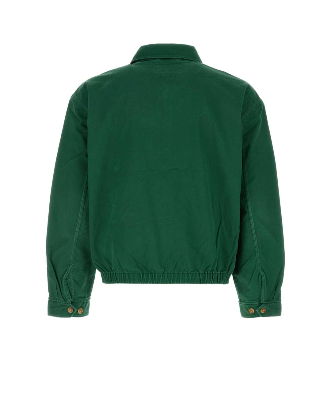 POLO RALPH LAUREN Зеленая хлопковая куртка, фото 2