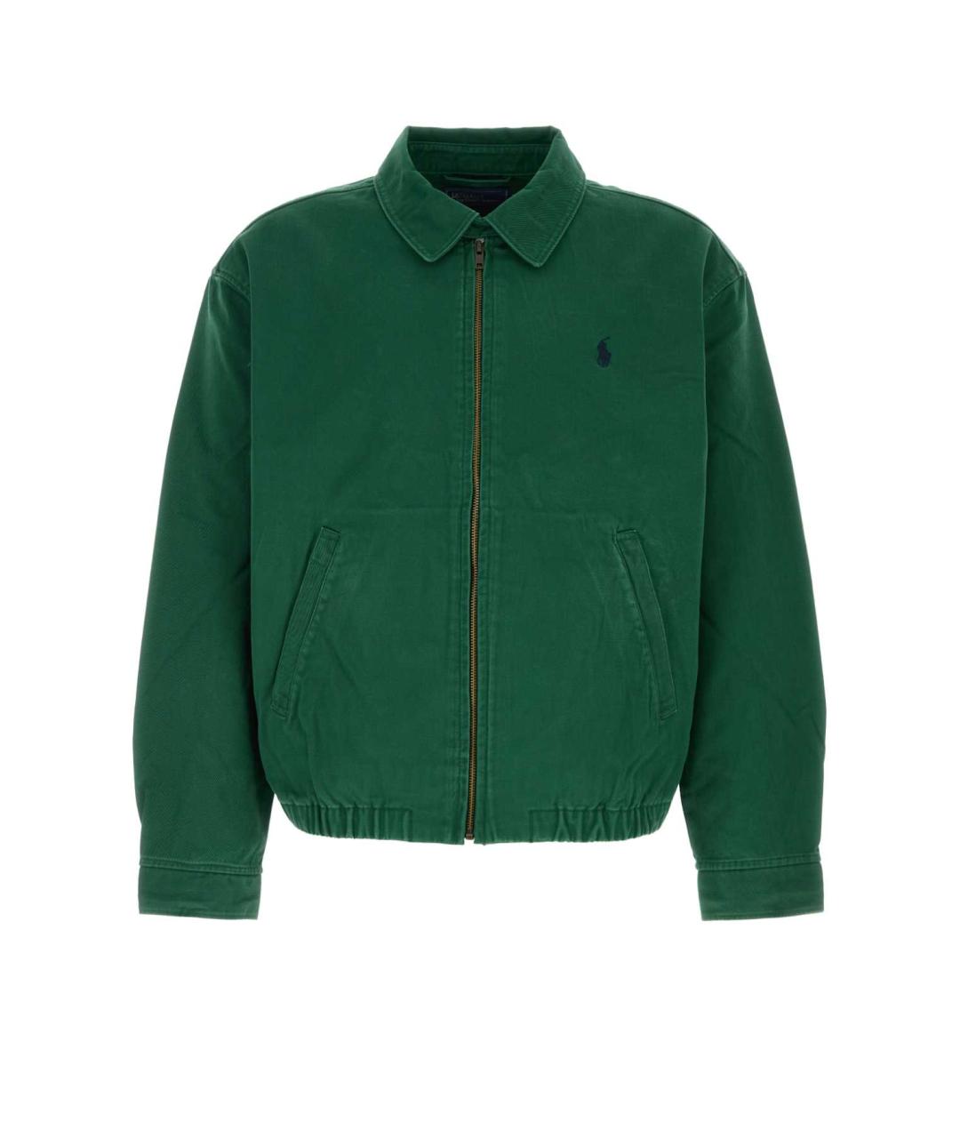 POLO RALPH LAUREN Зеленая хлопковая куртка, фото 1