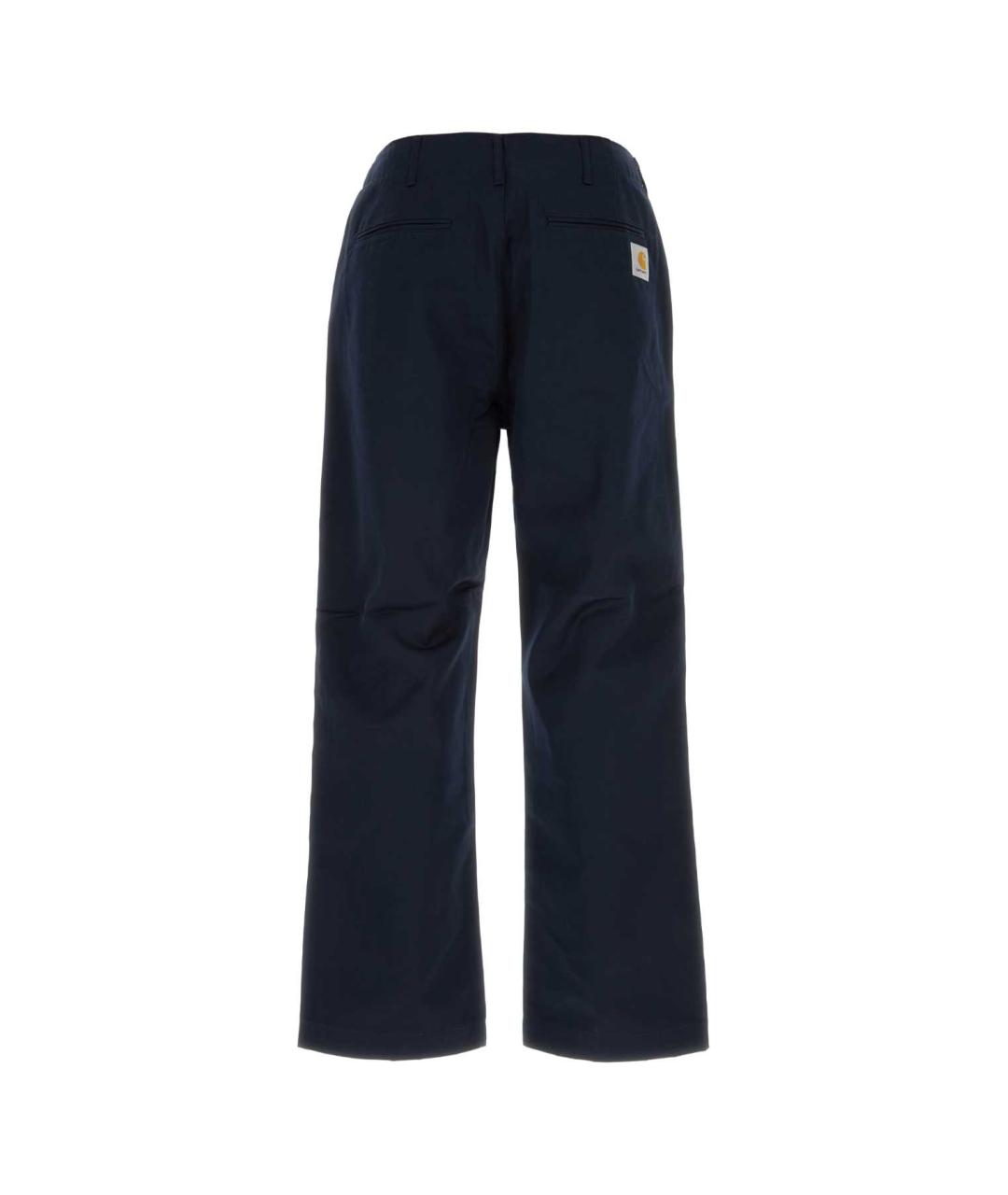 CARHARTT WIP Синие полиэстеровые повседневные брюки, фото 2