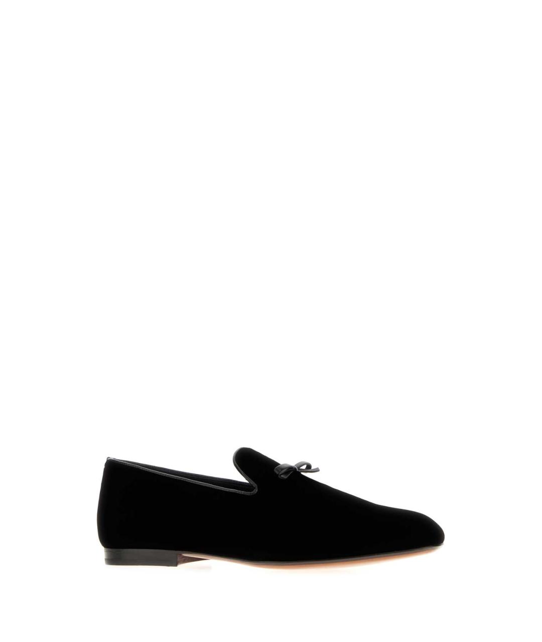 TOM FORD Черные бархатные лоферы, фото 2
