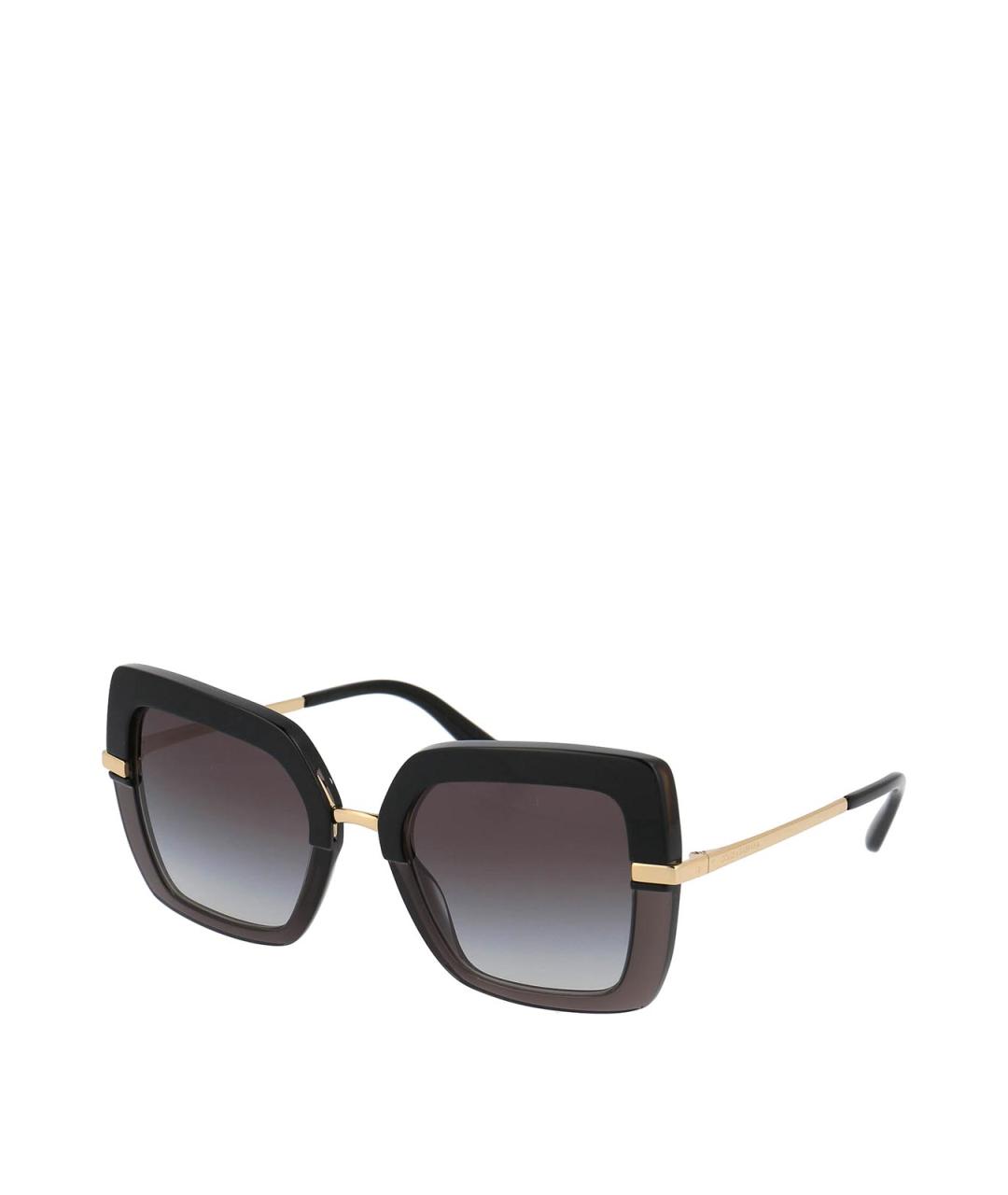 DOLCE&GABBANA Черные солнцезащитные очки, фото 2