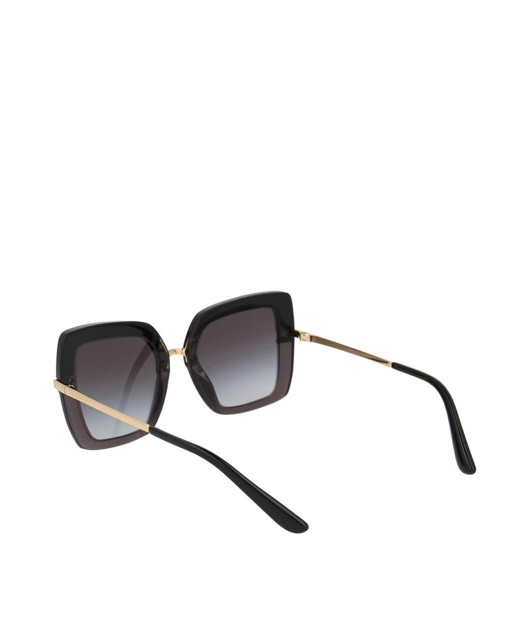 DOLCE&GABBANA Черные солнцезащитные очки, фото 4