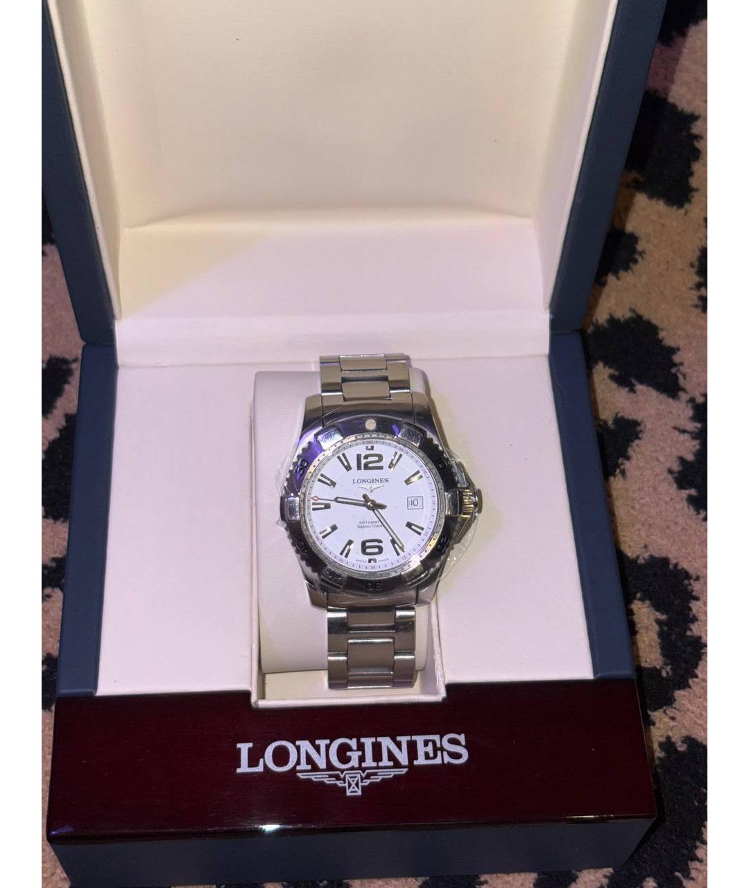 LONGINES Белые часы, фото 2
