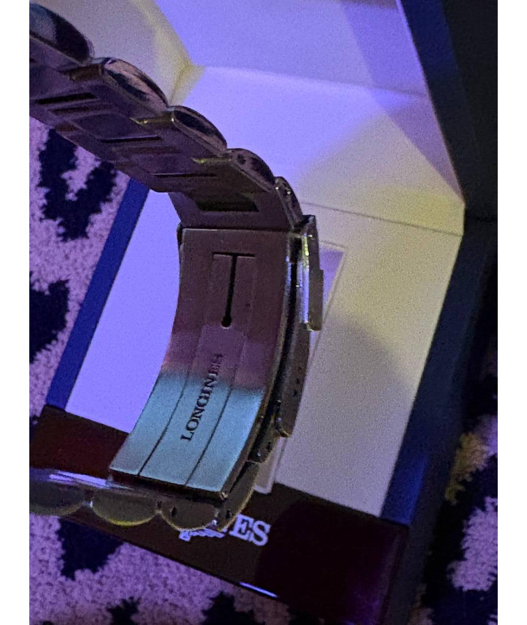 LONGINES Белые часы, фото 4