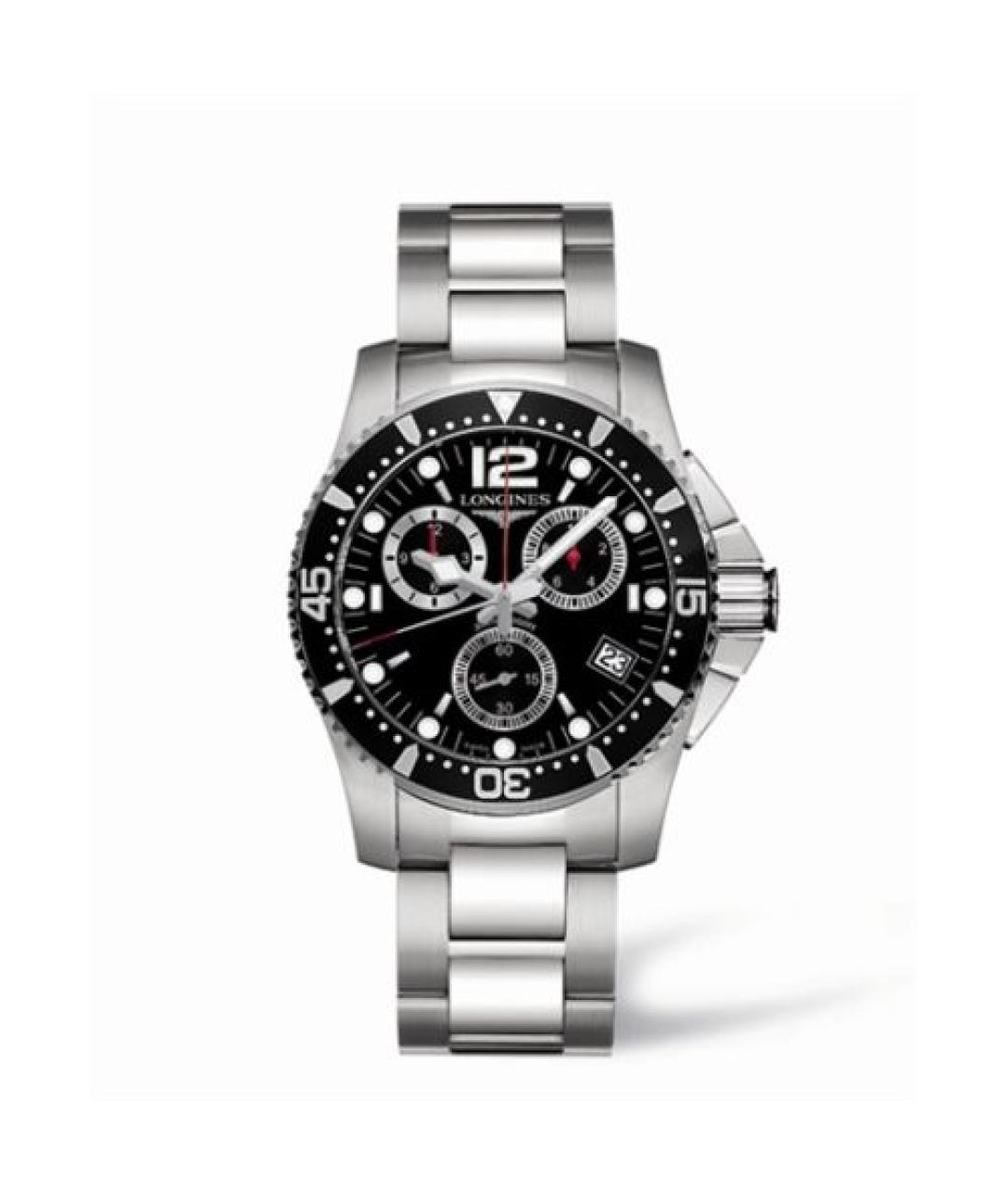 LONGINES Черные часы, фото 6