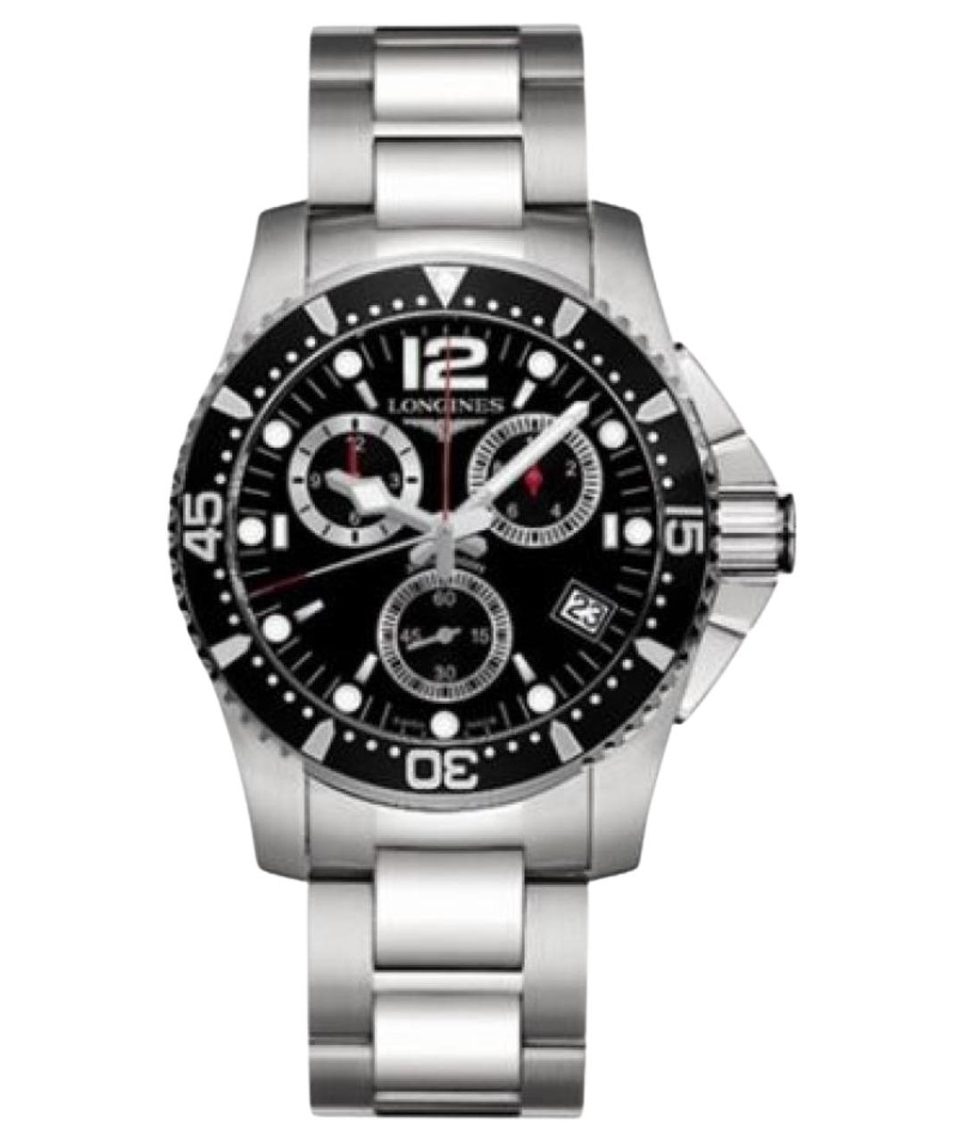 LONGINES Черные часы, фото 1