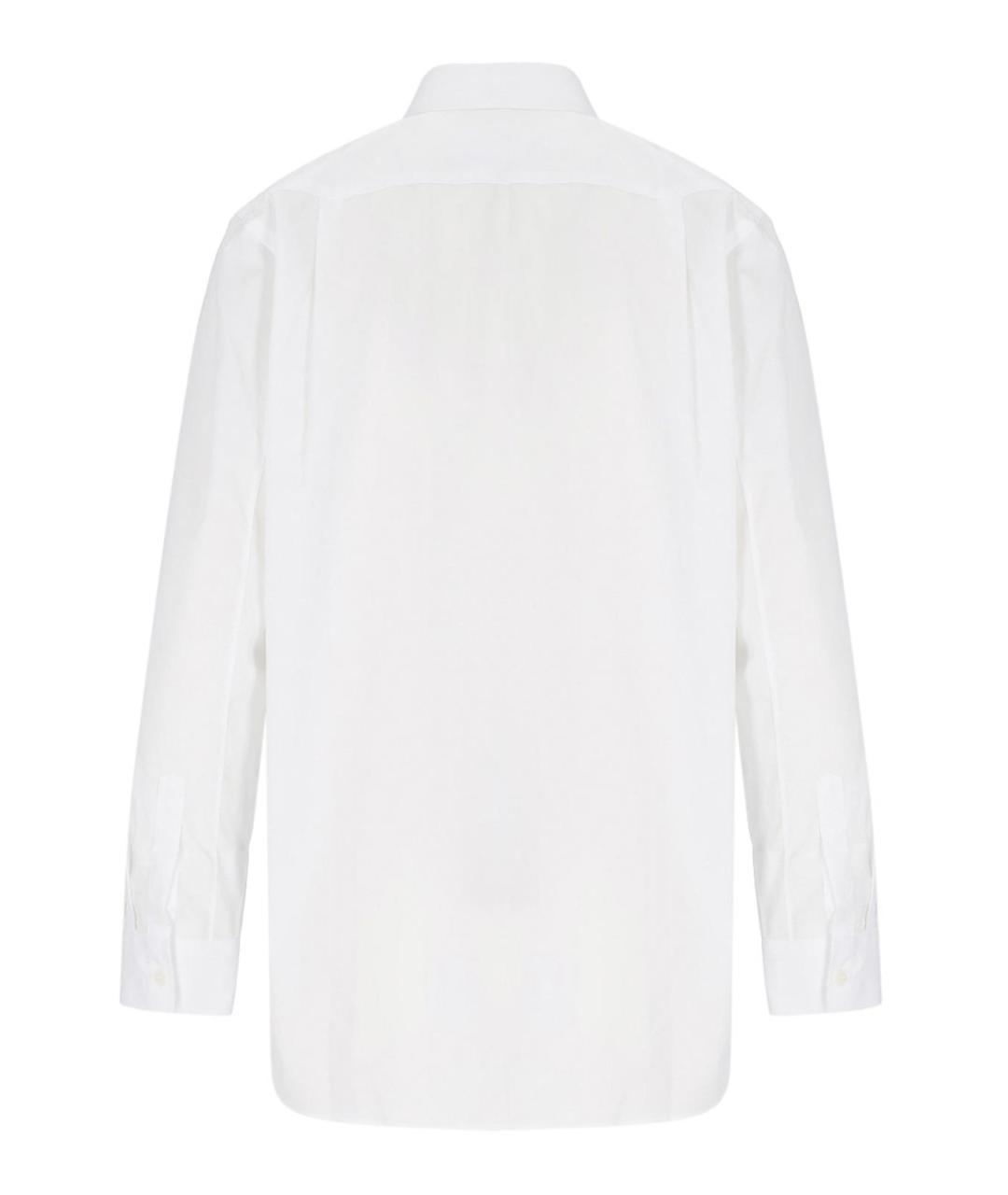 COMME DES GARÇONS PLAY Белая хлопковая кэжуал рубашка, фото 2