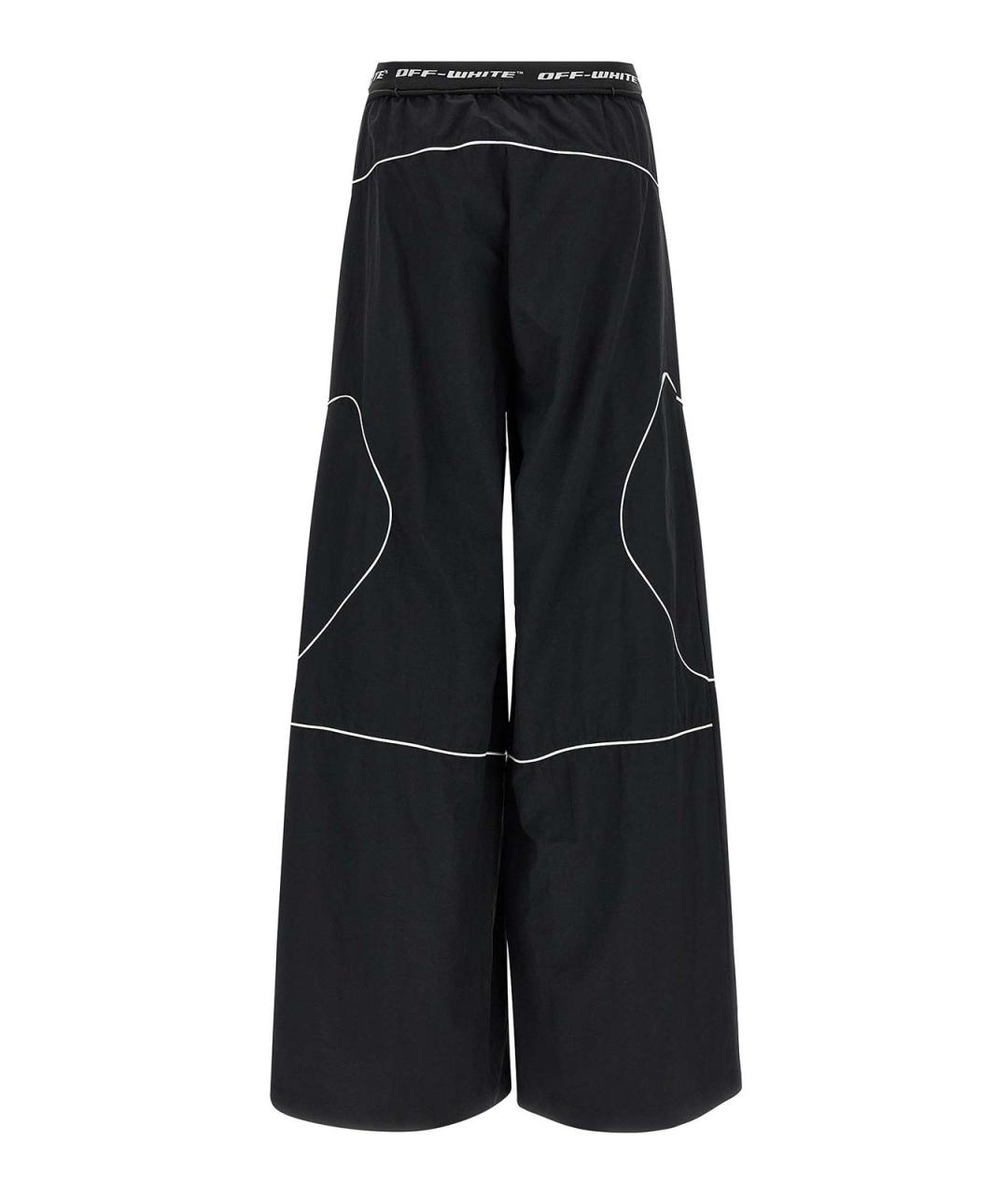 OFF-WHITE Черные полиамидовые спортивные брюки и шорты, фото 2