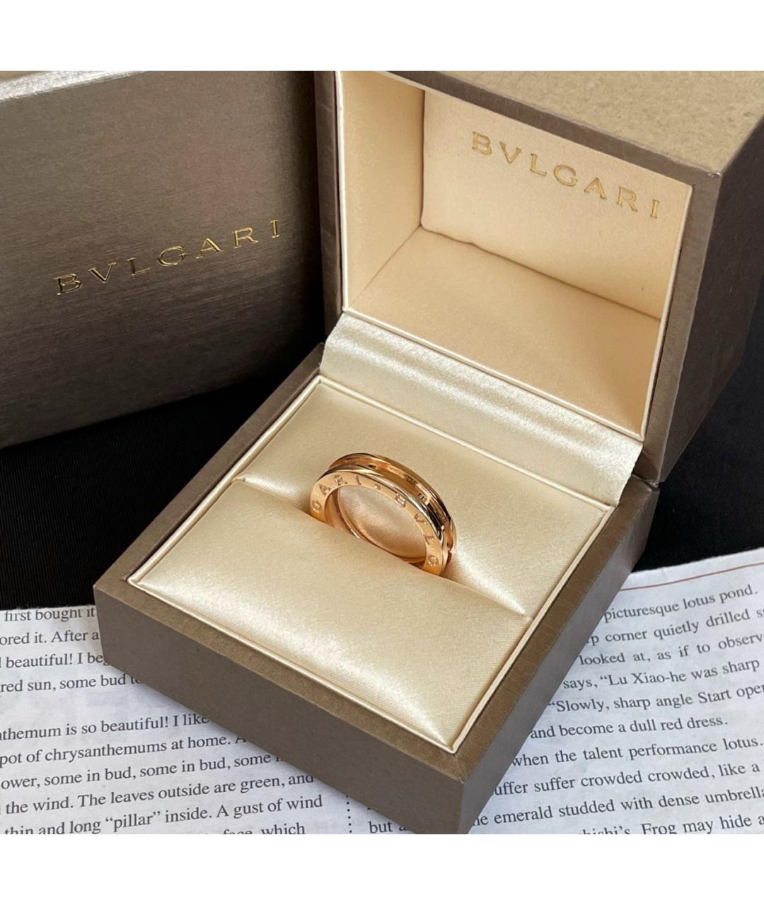 BVLGARI Золотое кольцо из розового золота, фото 2