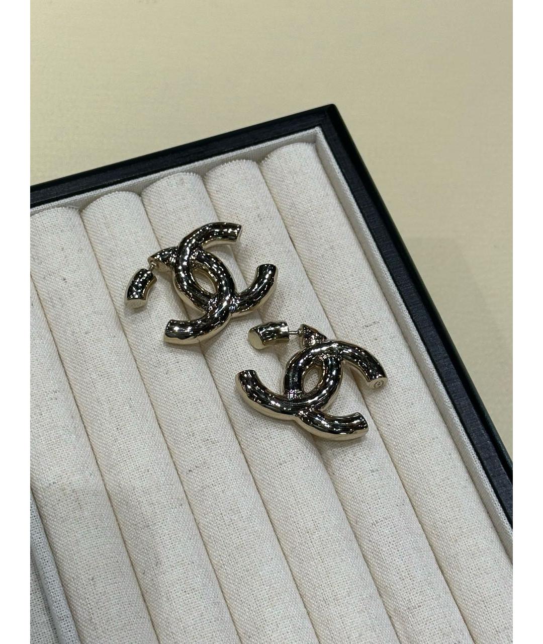 CHANEL Металлические серьги, фото 4