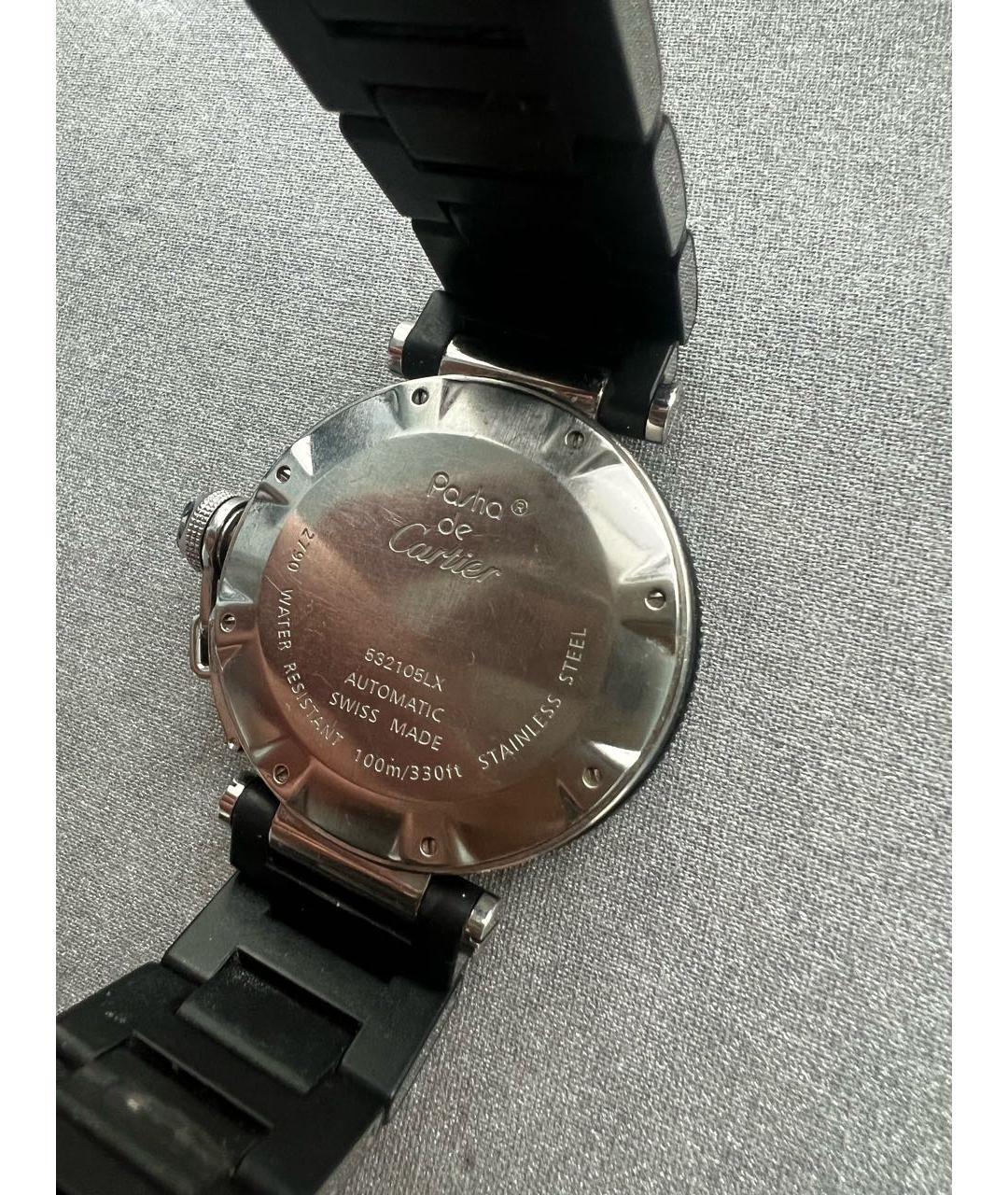 CARTIER Черные часы, фото 2