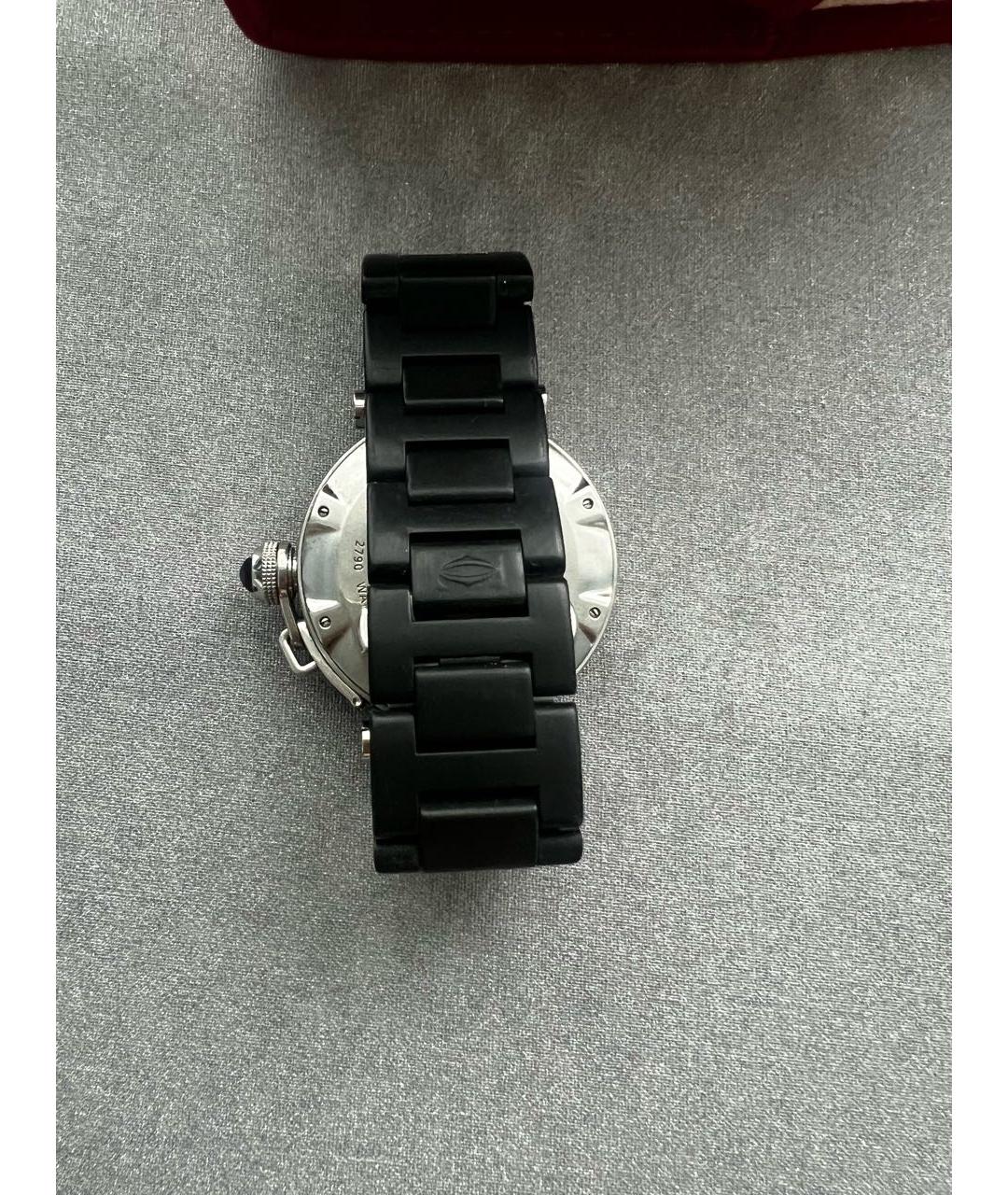 CARTIER Черные часы, фото 3
