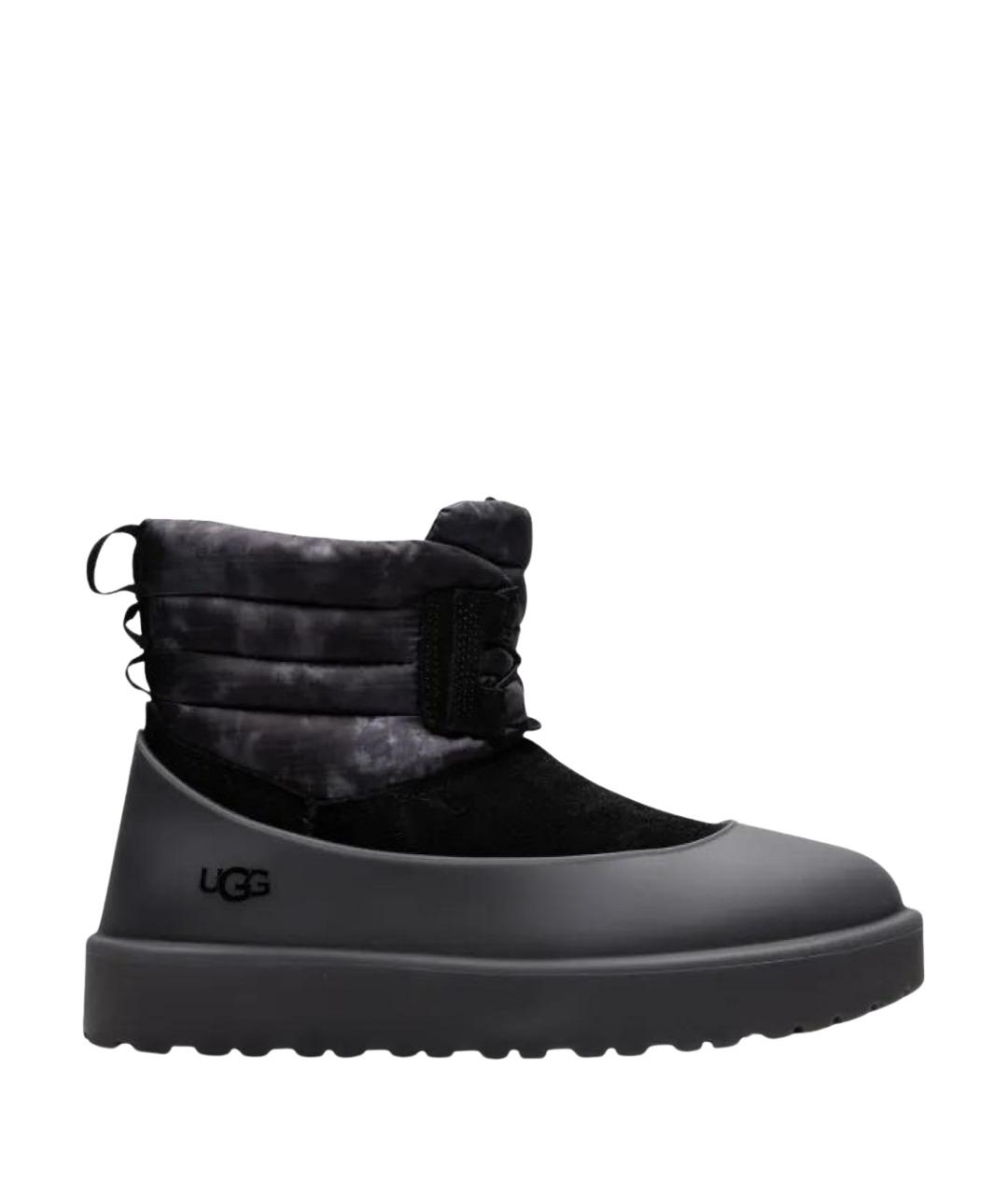 UGG Черные замшевые высокие ботинки, фото 1