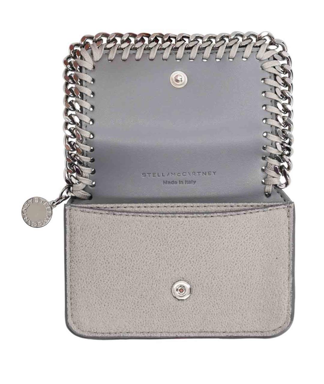 STELLA MCCARTNEY Серый кошелек из искусственной кожи, фото 3