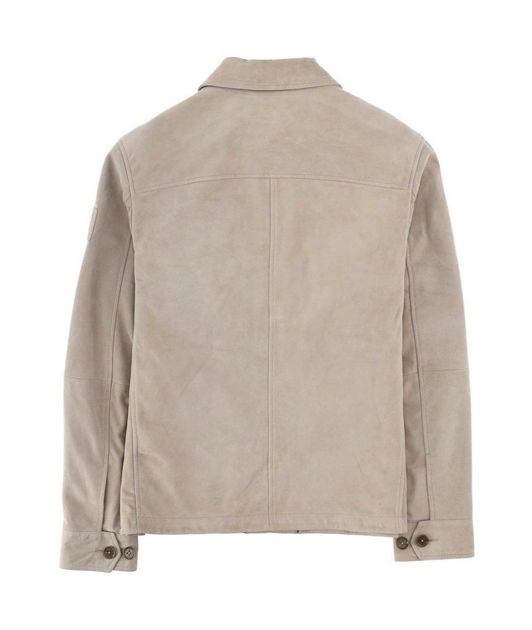 BELSTAFF Серая замшевая куртка, фото 3