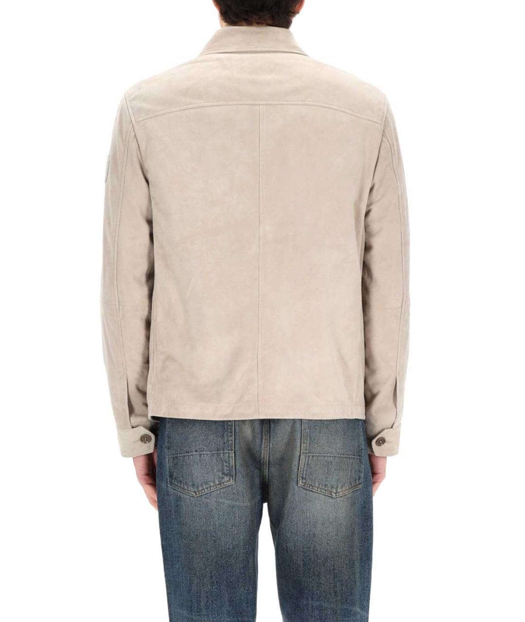 BELSTAFF Серая замшевая куртка, фото 5