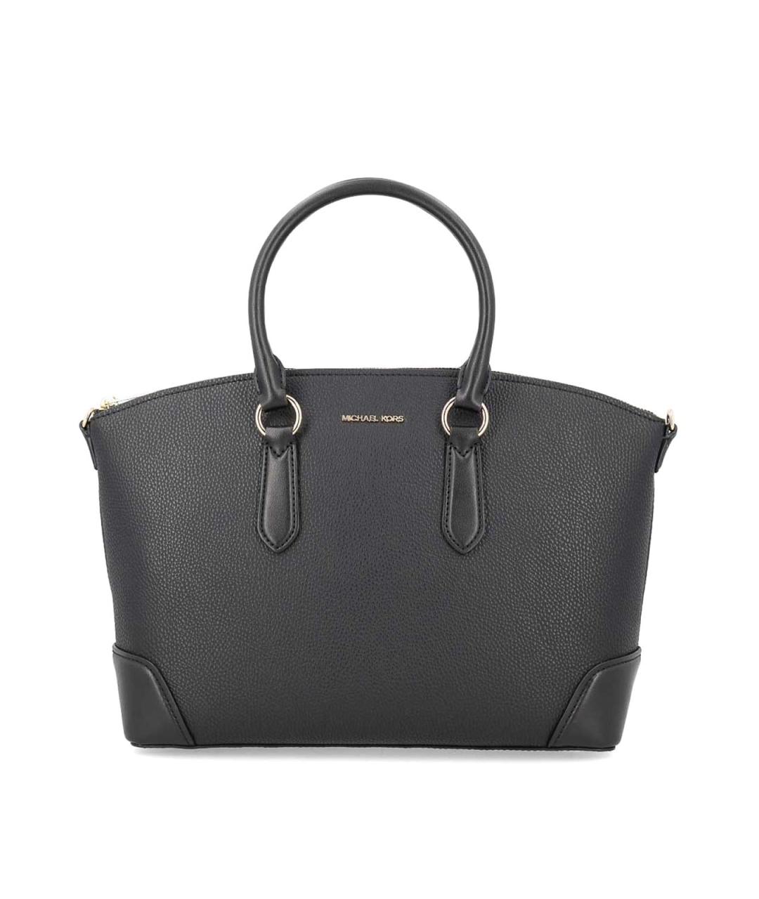 MICHAEL MICHAEL KORS Черная сумка тоут из искусственной кожи, фото 1