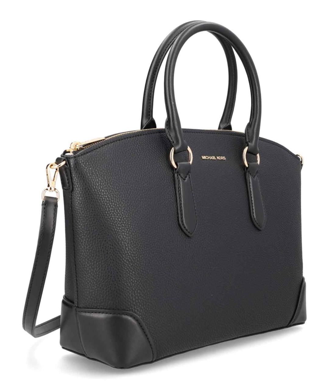 MICHAEL MICHAEL KORS Черная сумка тоут из искусственной кожи, фото 2