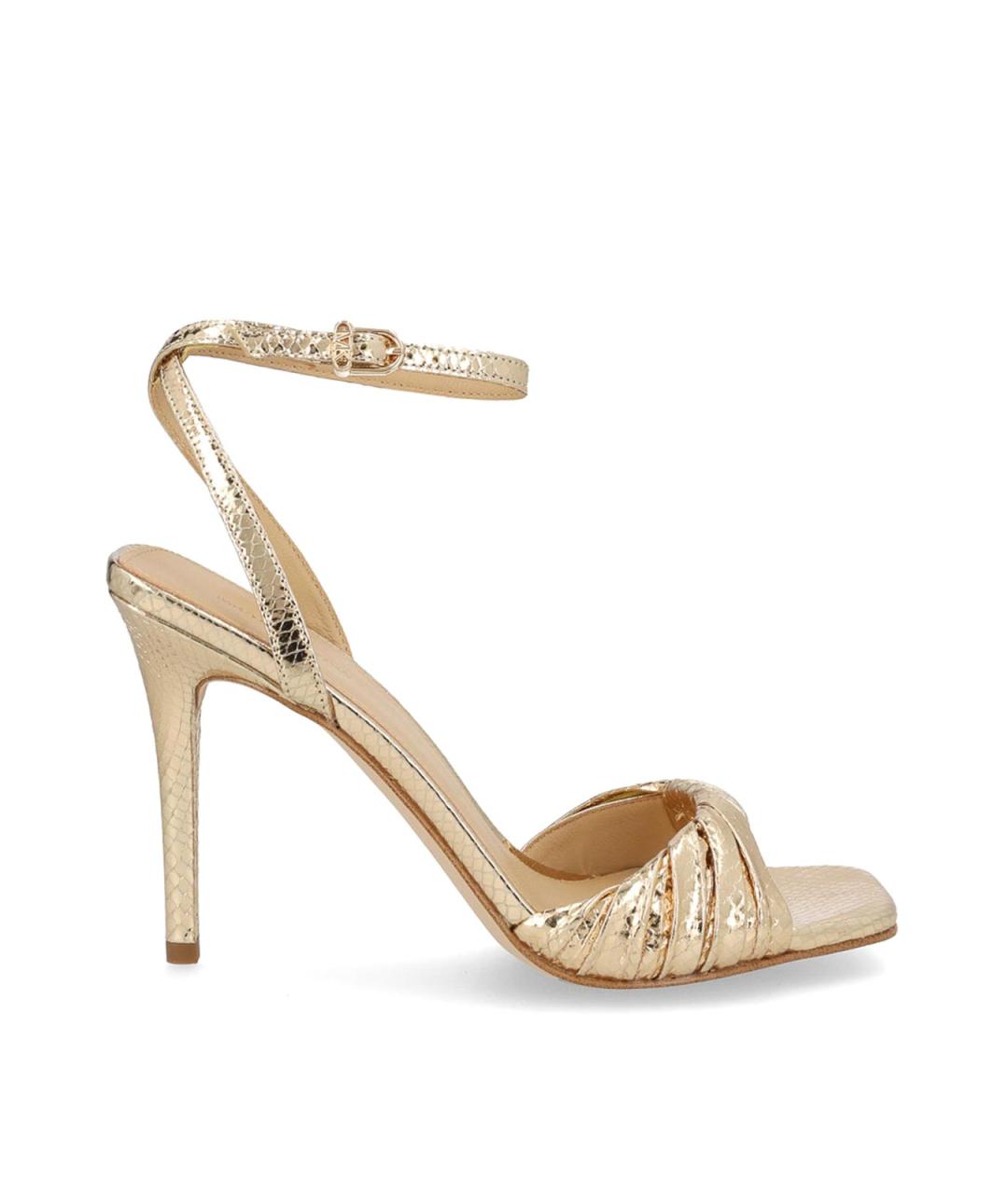 MICHAEL MICHAEL KORS Золотые босоножки, фото 1