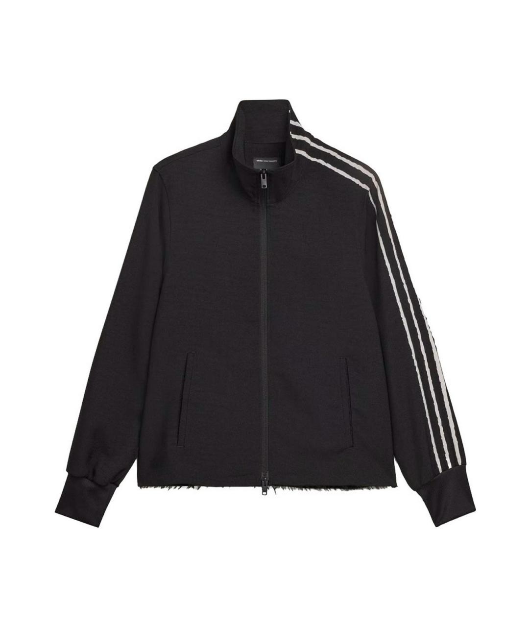 Y-3 Черная полиэстеровая спортивная куртка, фото 1