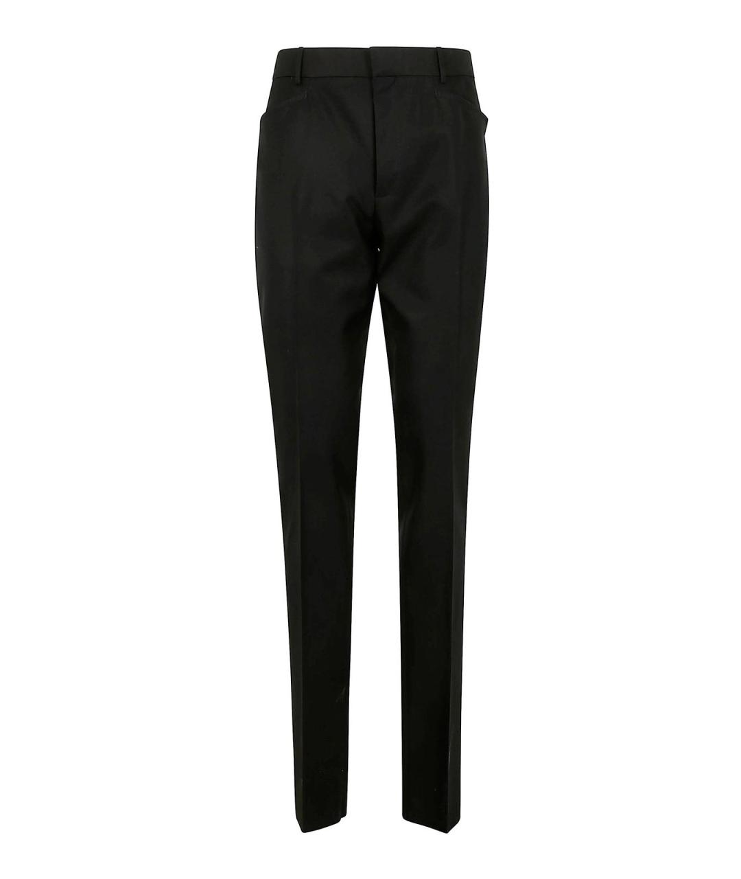 TOM FORD Черные хлопковые повседневные брюки, фото 1
