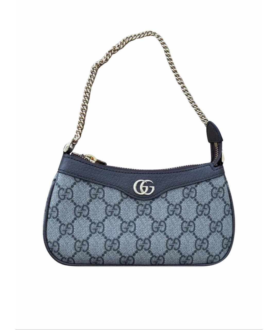GUCCI Коричневая сумка с короткими ручками, фото 1