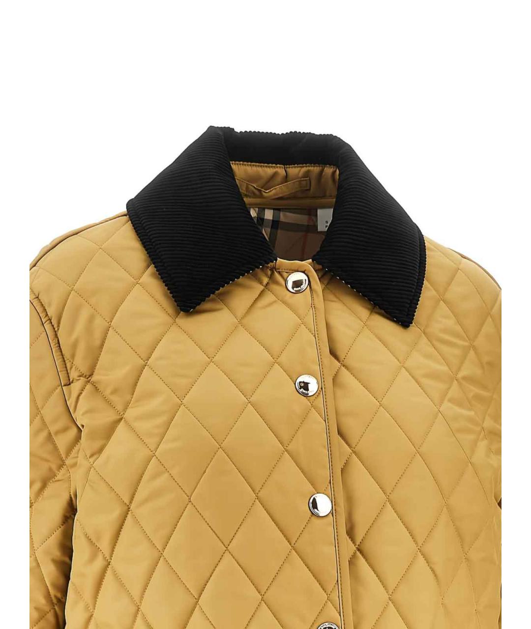 BURBERRY Коричневый нейлоновый пуховик, фото 2