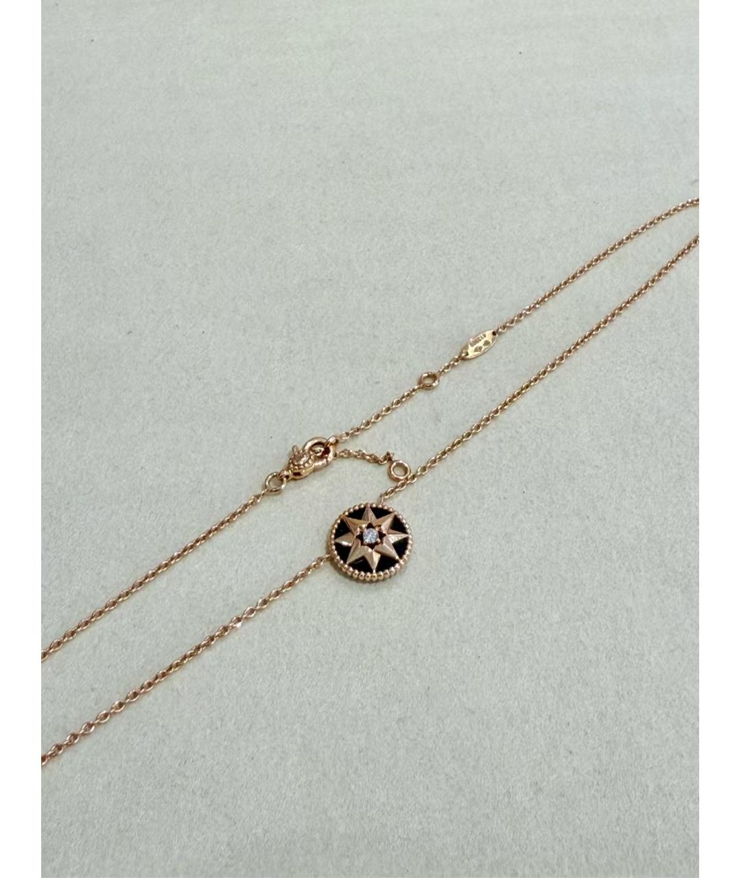 CHRISTIAN DIOR Золотое колье из розового золота, фото 4