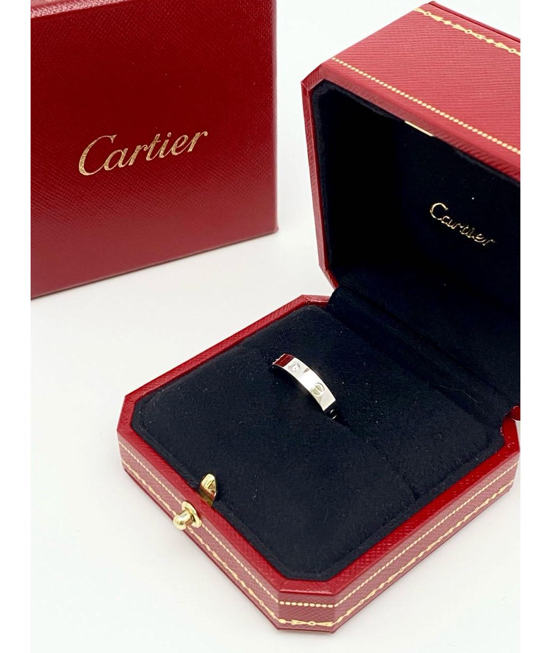 CARTIER Серебряное кольцо из белого золота, фото 2