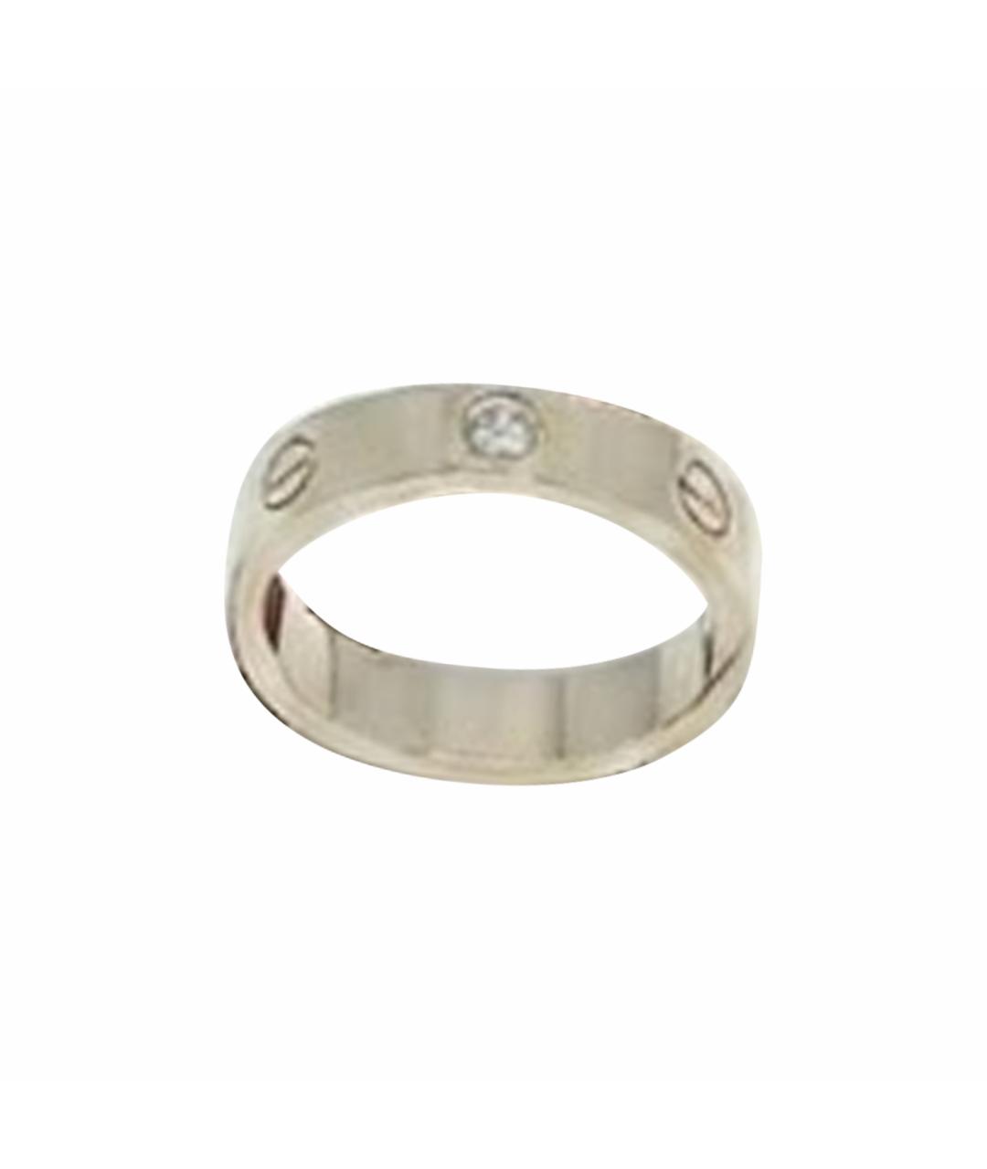 CARTIER Серебряное кольцо из белого золота, фото 1