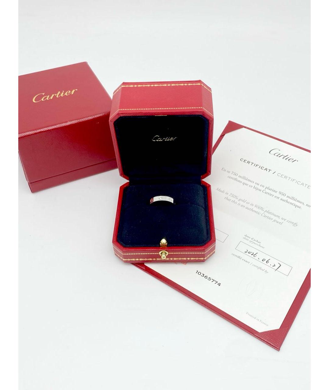 CARTIER Серебряное кольцо из белого золота, фото 3