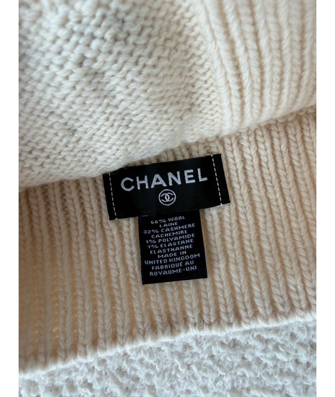 CHANEL Белая шапка, фото 2