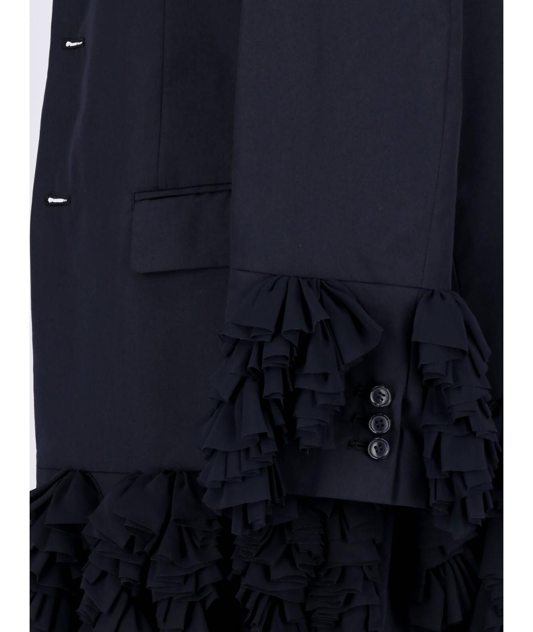 COMME DES GARÇONS Черный полиэстеровый жакет/пиджак, фото 3