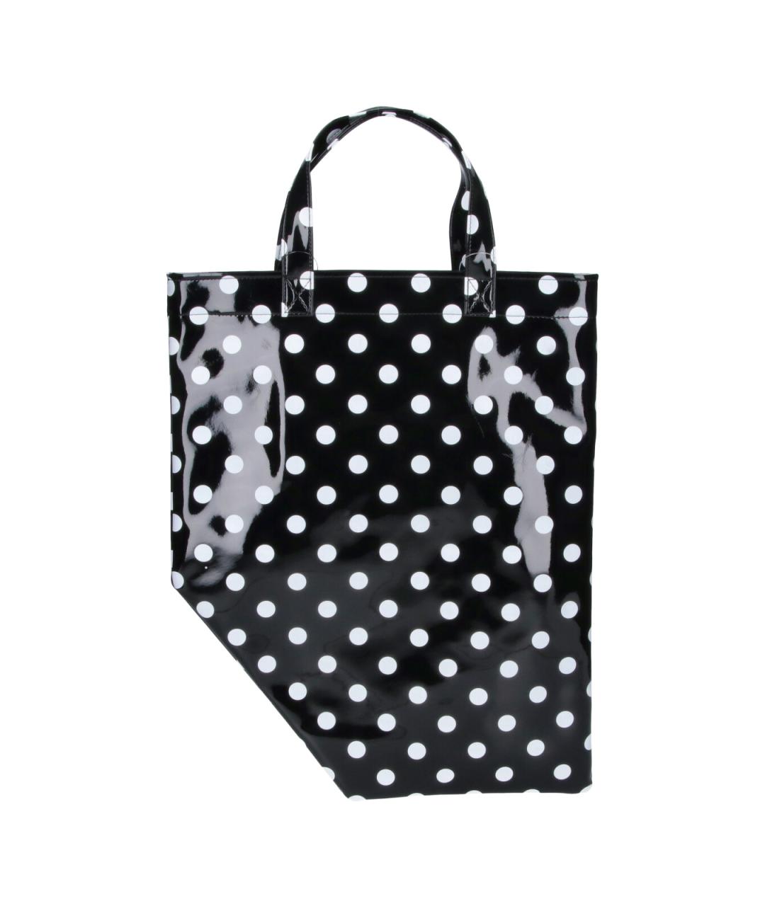 COMME DES GARÇONS Черная кожаная сумка тоут, фото 1