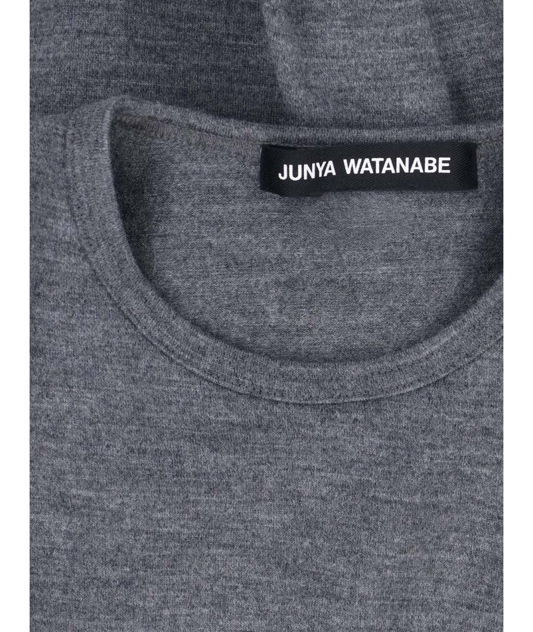 JUNYA WATANABE Серый шерстяной джемпер / свитер, фото 3