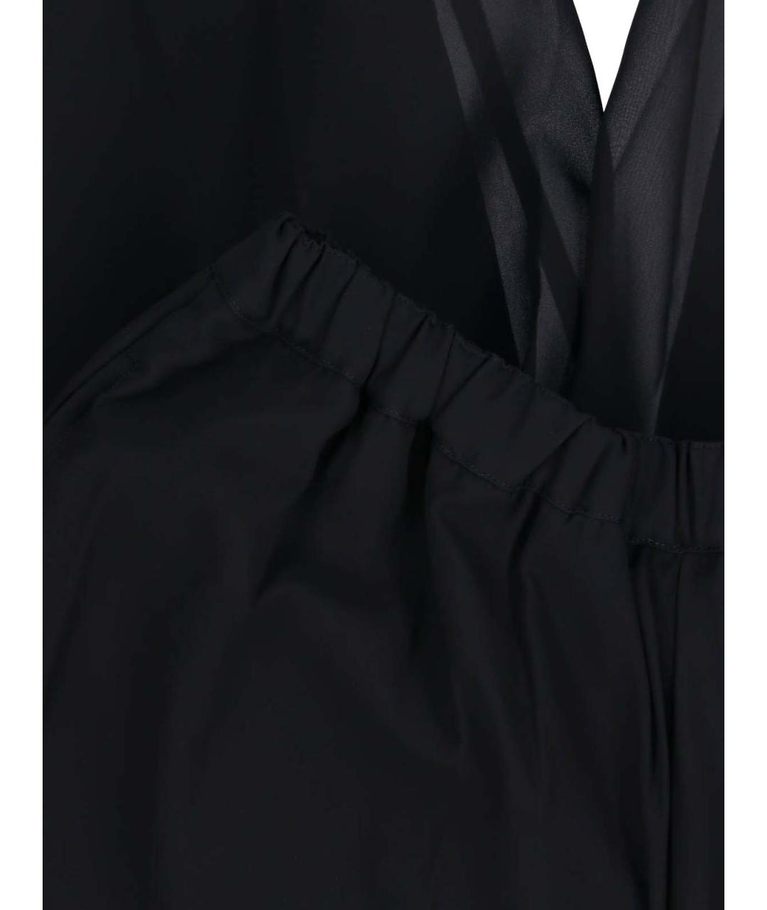 COMME DES GARÇONS Черные шерстяные брюки широкие, фото 5