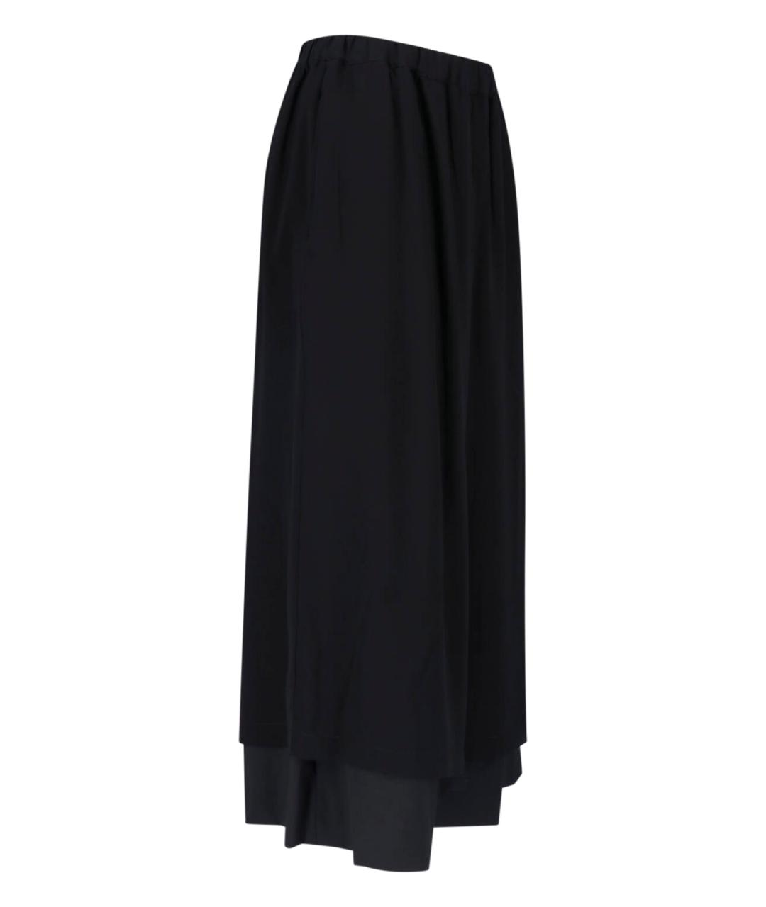 COMME DES GARÇONS Черные шерстяные брюки широкие, фото 3